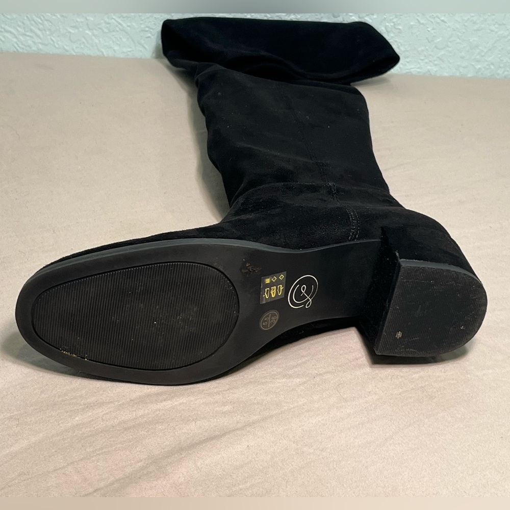 CHINESE LAUNDRY Festive Over The Knee Boot in Black Size 5.5 - Picture 16 of 16